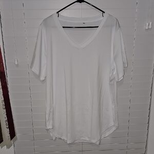 White V-Neck Shirt